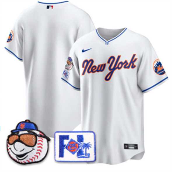 Men's New York Mets Blank White 2025 Spring Training Stitched Jersey Dzhi,We sell and wholesale Men's New York Mets Blank White 2025 Spring Training Stitched Jersey Dzhi on line form chian!